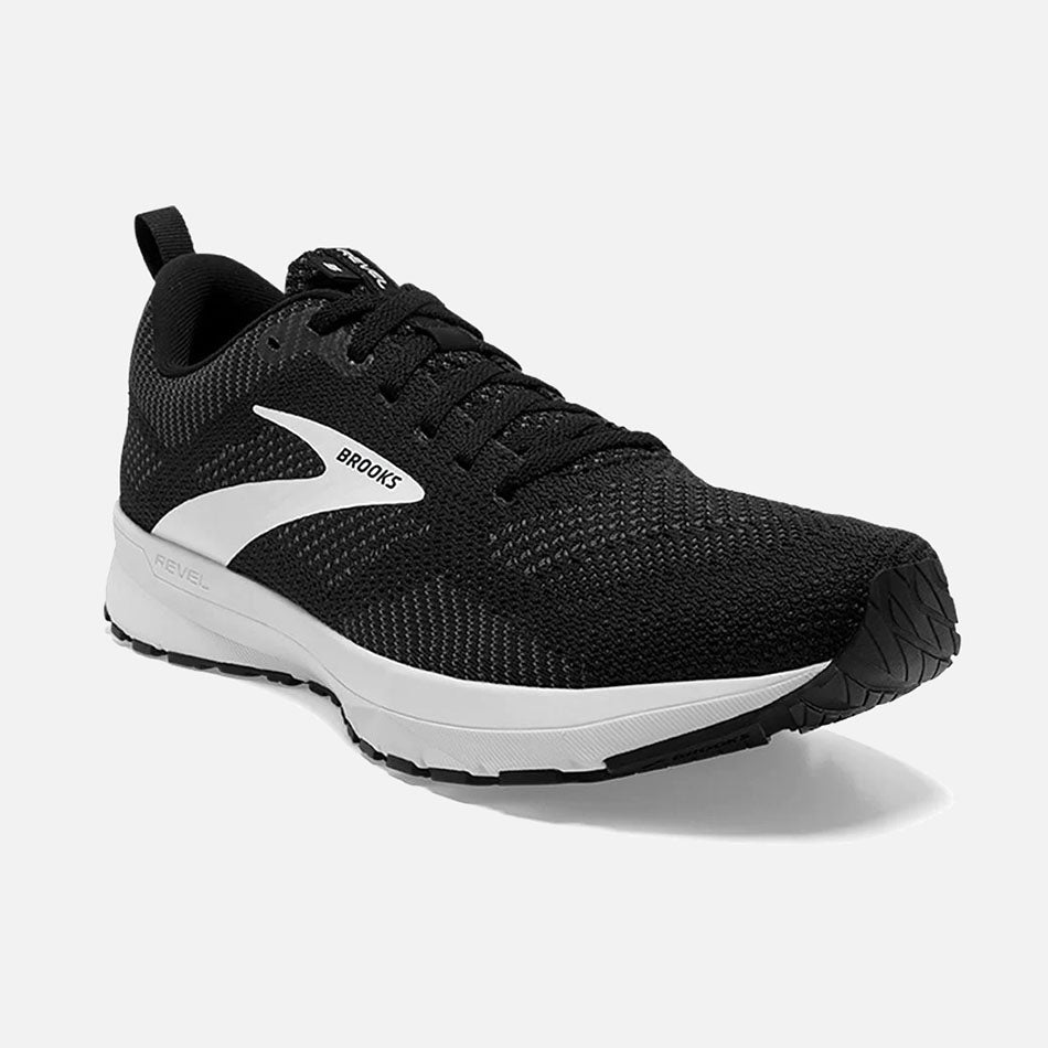 Brooks Men's Revel 5 Black/White