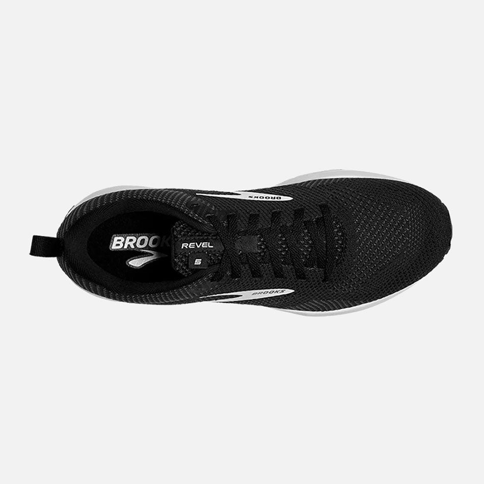 Brooks Men's Revel 5 Black/White