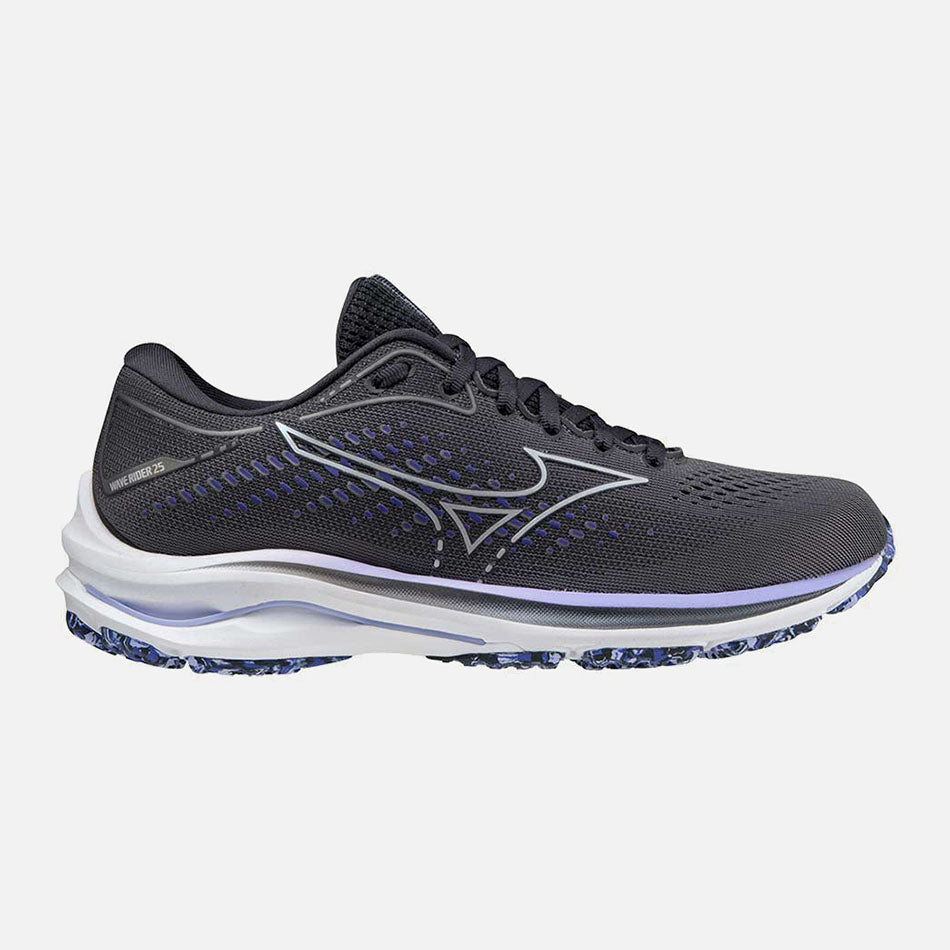 Mizuno Men's Wave Rider 25 Obsidian/Violet