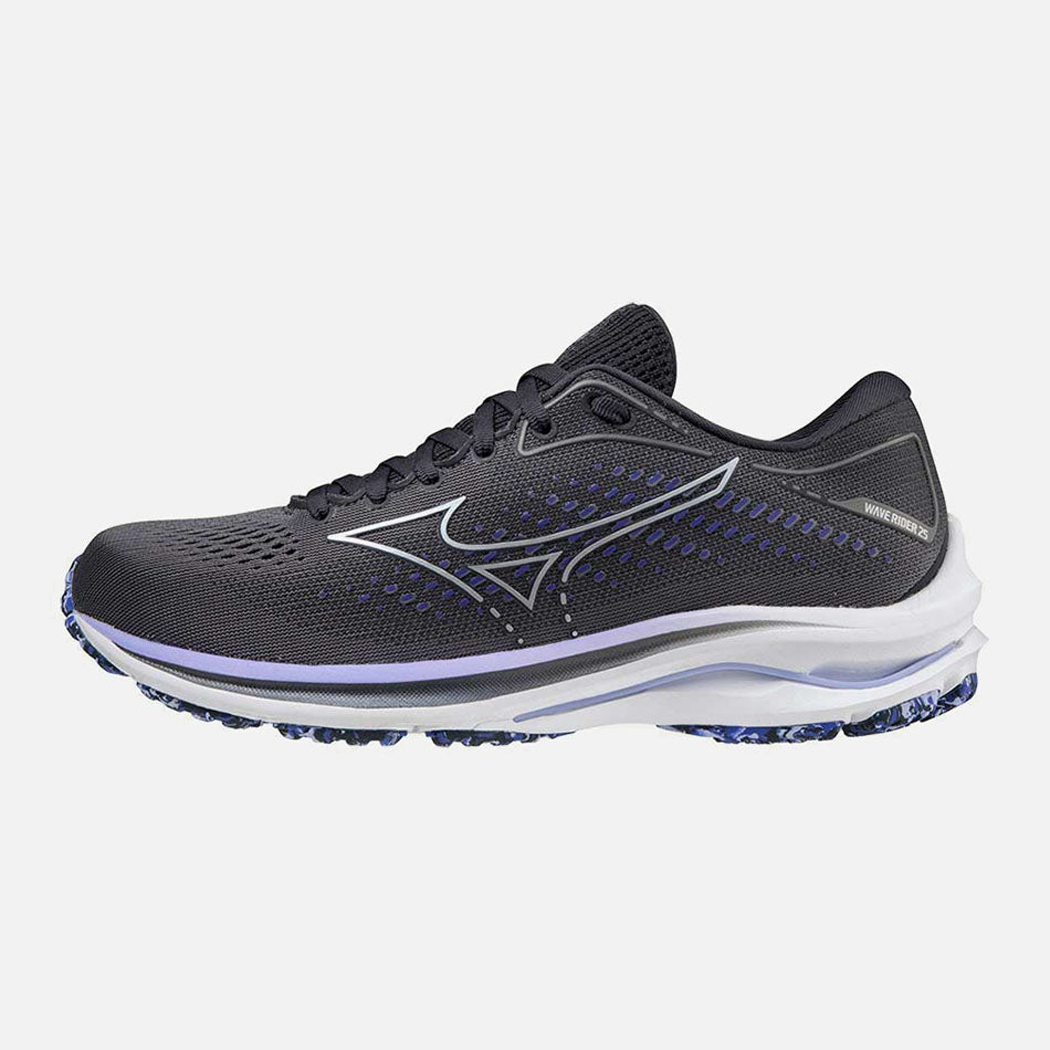 Mizuno Men's Wave Rider 25 Obsidian/Violet