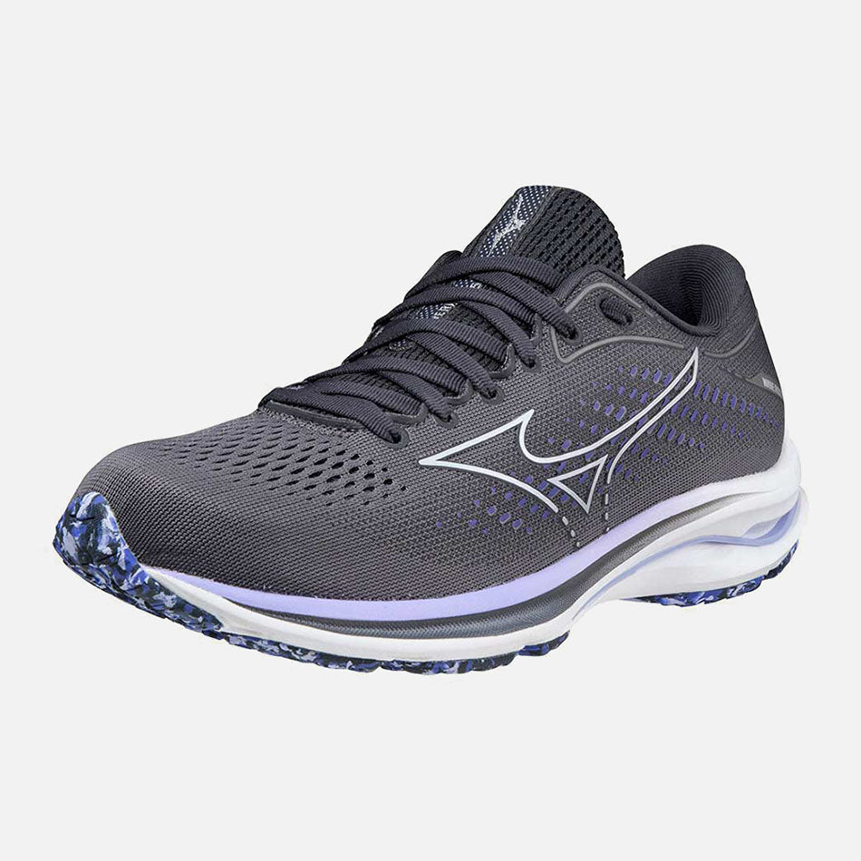 Mizuno Men's Wave Rider 25 Obsidian/Violet