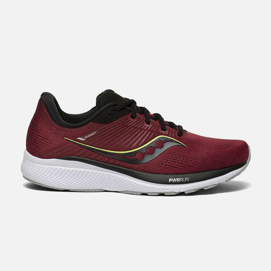 Saucony Men's Guide 14 Mulberry/Lime